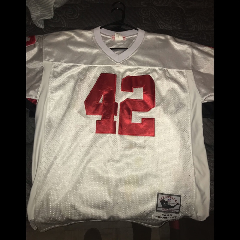 Ronnie Lott throwback jersey